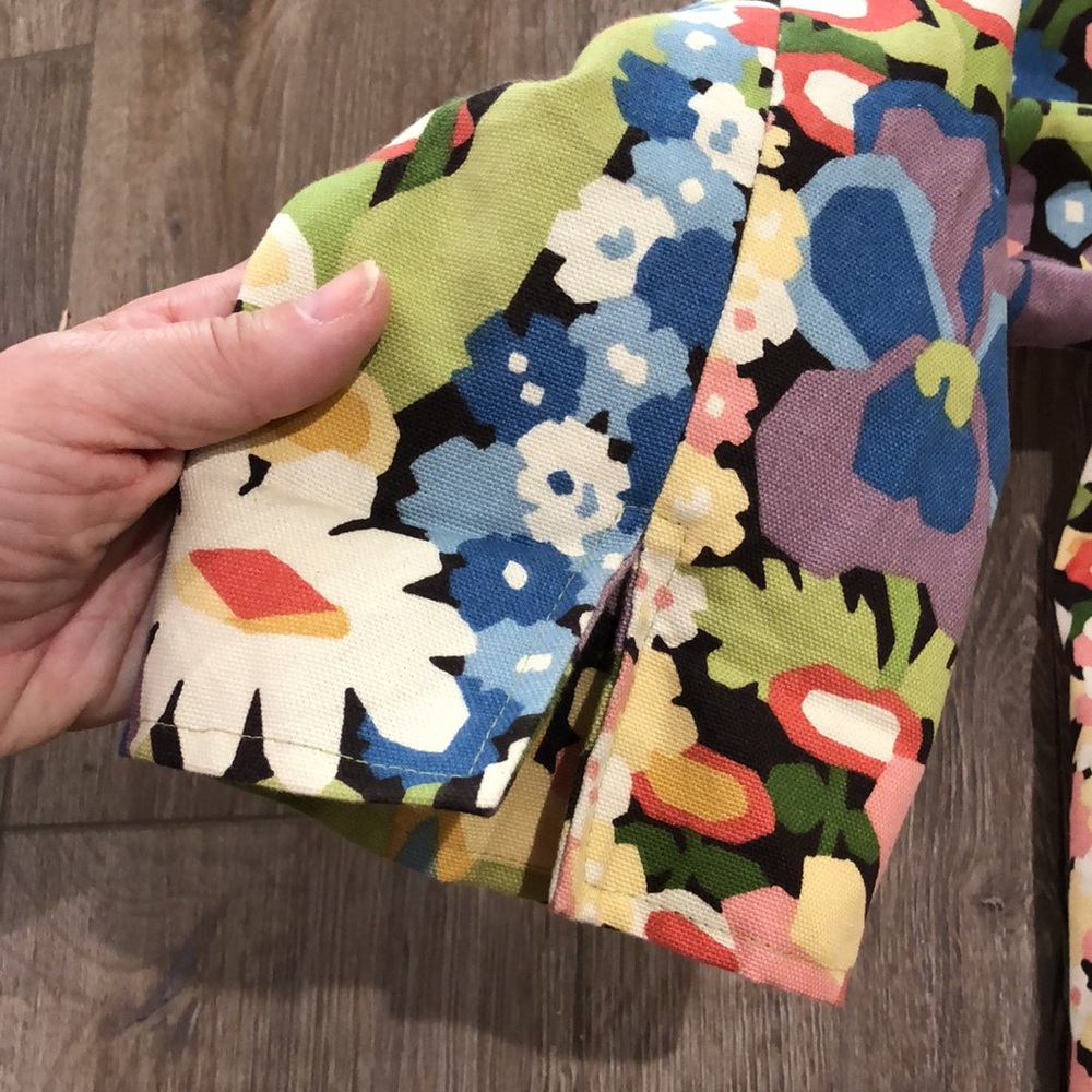 Like new - PAINTED PONY Women's 100% Cotton Floral Blazer Jacket - Picture 5 of 10